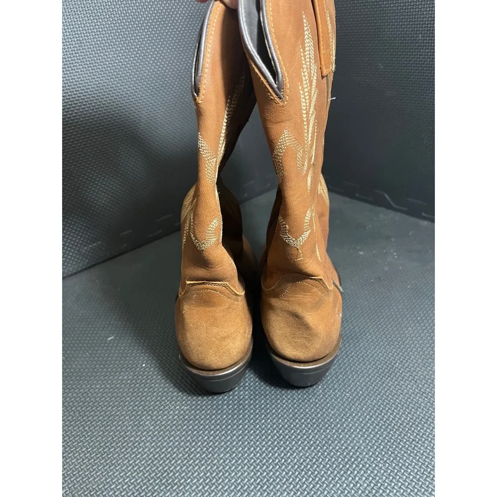 Masterson Boot Company Men's Cowboy Leather Western‎ Boots Rodeo Work Shoes Sz 9